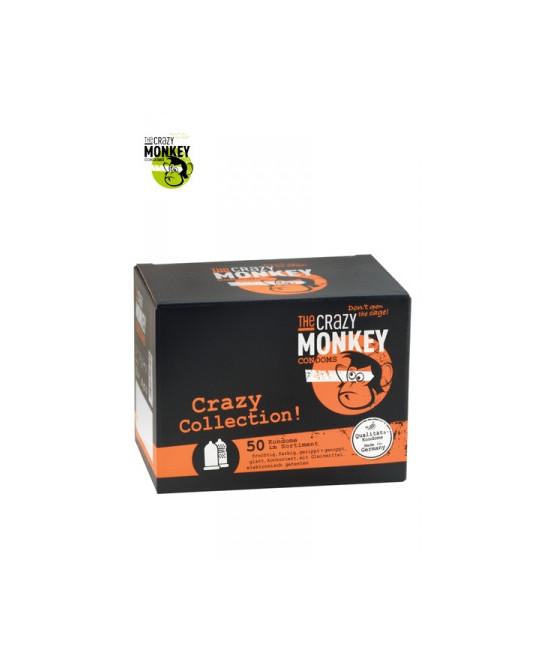 Assortiment 50 Préservatifs Crazy Monkey - Préservatifs
