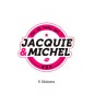 Pack 5 stickers Jacquie et Michel n°1