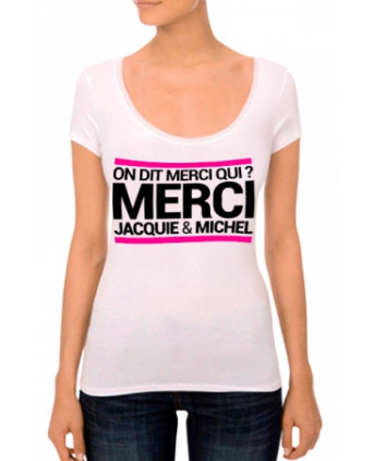 T-shirt Jacquie et Michel Femme n°3 - blanc - T-shirts Femme