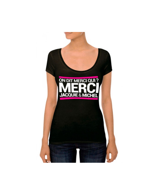 T-shirt Jacquie et Michel Femme n°4 - noir - T-shirts Femme