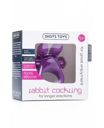 Rabbit Cockring - Shots Toys - Anneaux vibrants