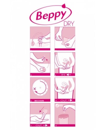 Boite 8 tampons Beppy DRY