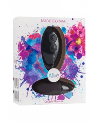 Magic Egg Max Black - Oeuf vibrant