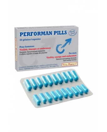 Nouveau Performan pills (20 gélules) - Aphrodisiaques homme