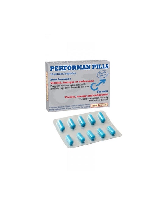 Nouveau Performan pills (10 gélules) - Aphrodisiaques homme
