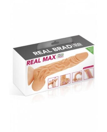 Gode ultra-réaliste 24 cm - Real max - Godes réalistes