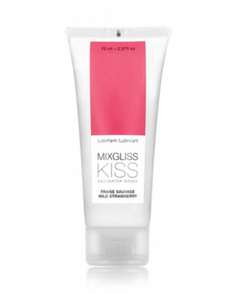 Mixgliss eau - Kiss fraise sauvage 70ml - Lubrifiants base eau