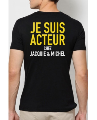 Tee-shirt Jacquie et Michel Acteur - noir - T-shirts Homme