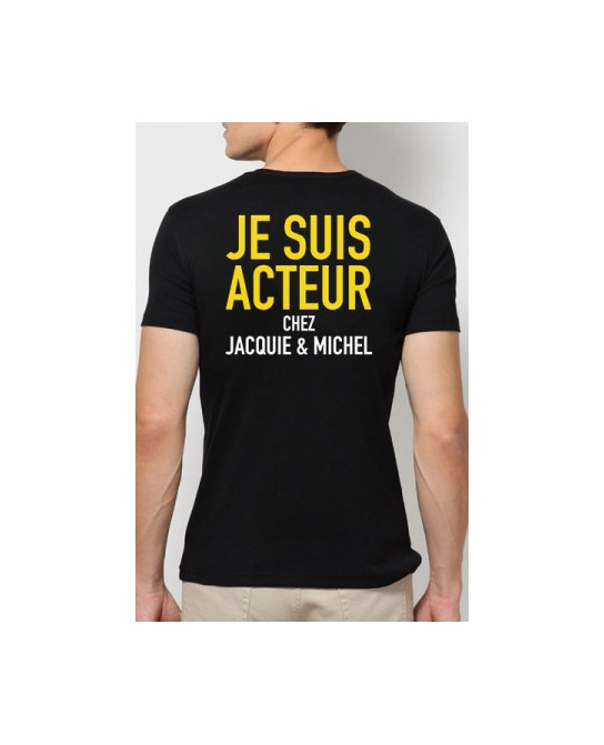 Tee-shirt Jacquie et Michel Acteur - noir - T-shirts Homme