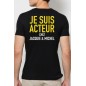 Tee-shirt Jacquie et Michel Acteur - noir