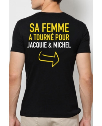 Tee-shirt Jacquie et Michel Provoc - noir - T-shirts Homme