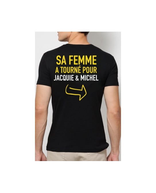 Tee-shirt Jacquie et Michel Provoc - noir - T-shirts Homme