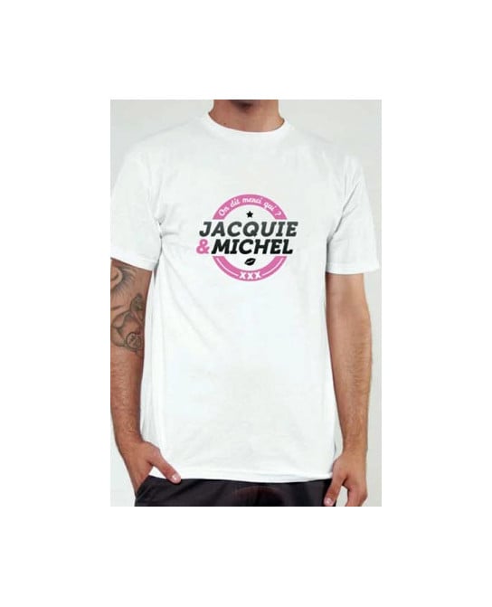 T-shirt Jacquie et Michel n°1 - blanc