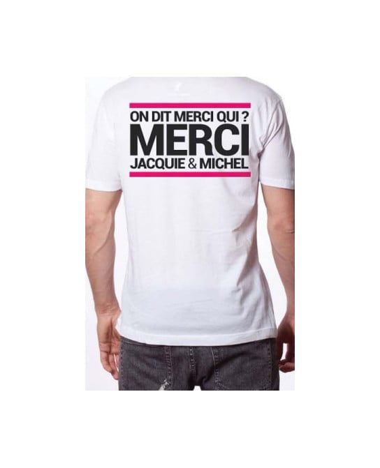 T-shirt Jacquie et Michel n°6 - blanc - T-shirts Homme