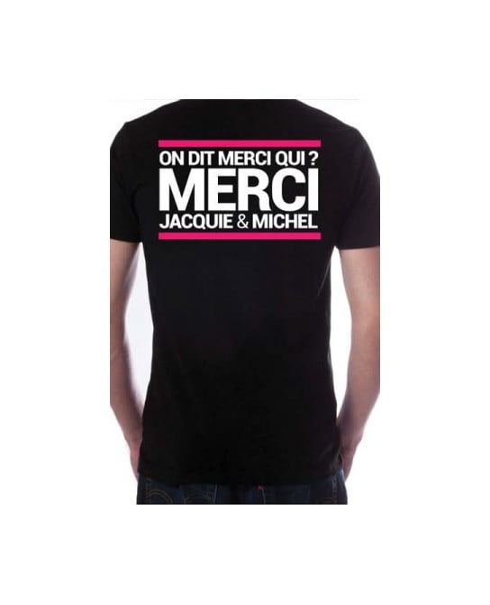 T-shirt Jacquie et Michel n°7 - noir
