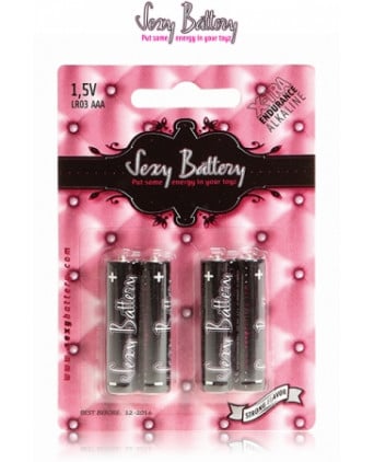 Sexy battery - Piles AAA x4 - Piles sextoys