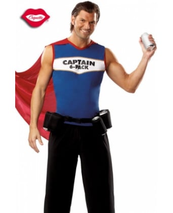 Costume Captain 6-Pack - Déguisements homme