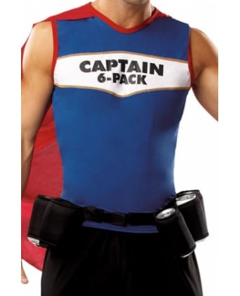Costume Captain 6-Pack - Déguisements homme
