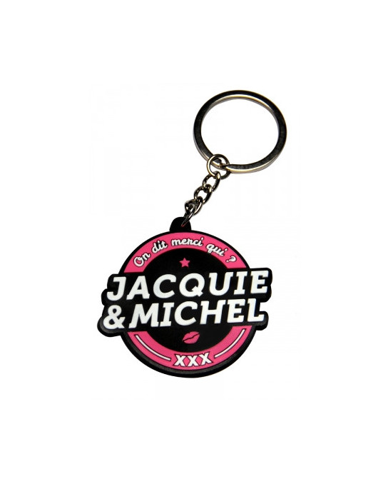 Porte-clés Jacquie et Michel logo rond - Porte-clés