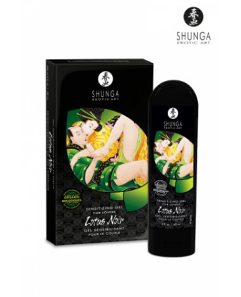 Gel sensibilisant Lotus Noir - Shunga - Aphrodisiaques couple