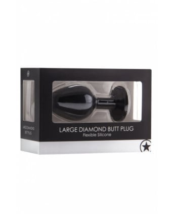 Plug anal Diamond Butt Plug - Large - Plugs, anus pickets