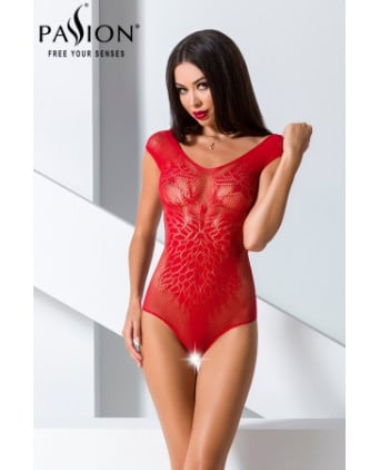 Body ouvert BS064 - Rouge - Body et top