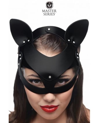 Masque de chat en cuir Bad Kitten - Cagoules, masques