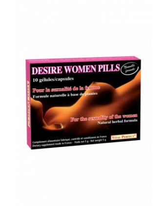 Desire Women Pills (10 gélules) - Aphrodisiaques femme