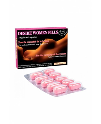 Desire Women Pills (10 gélules) - Aphrodisiaques femme