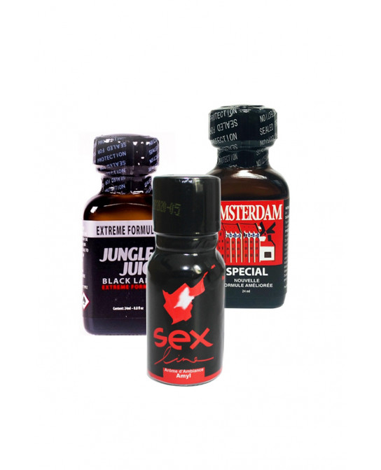 Pack Amateur 3 poppers - Poppers