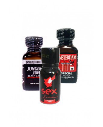 Pack Amateur 3 poppers - Poppers