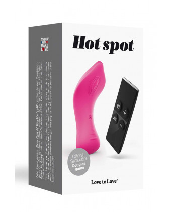 Stimulateur clitoridien télécommandé Hot Spot - Stimulateurs clitoris