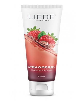 Lubrifiant parfumé fraise 100 ml - Lubrifiants base eau