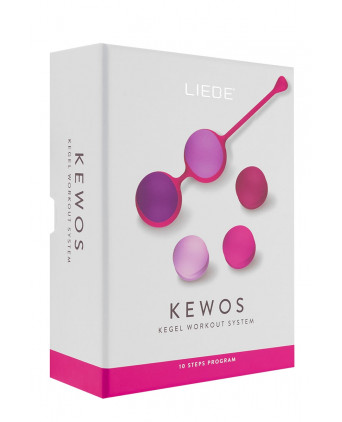 Kit d'entraînement pelvien Kewos - Cerise/Rose - Boules de Geisha