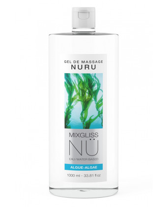 Gel massage Nuru Algue Mixgliss - 1 litre - Lubrifiants base eau