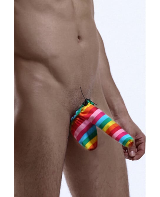 Cache-sexe multicolore - Prêt à porter