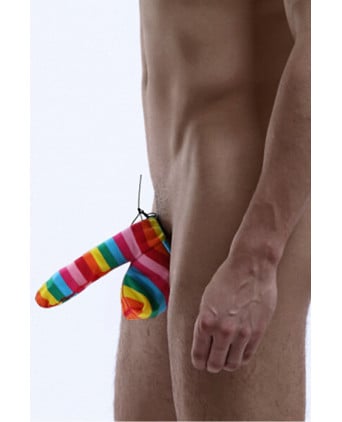 Cache-sexe multicolore - Prêt à porter