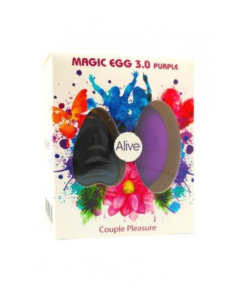 Oeuf vibrant télécommandé Magic egg 3 - violet - Oeuf vibrant
