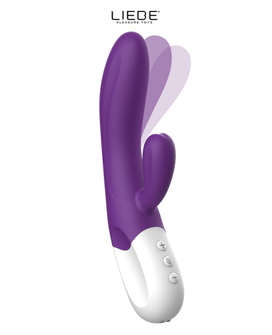 Rabbit flexible et rechargeable Bend It Violet - Vibromasseurs Rabbit