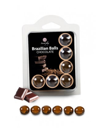 6 Brazilian Balls - chocolat - Huiles et crèmes de massage