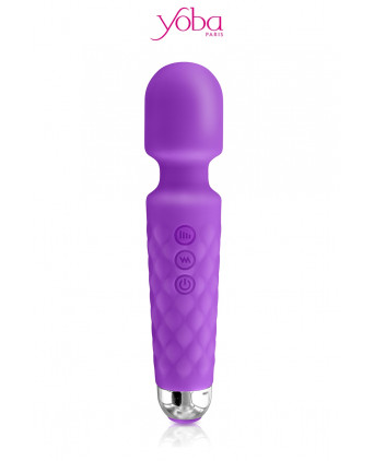 Vibro Love Wand rechargeable violet - Yoba - Vibromasseurs Wand