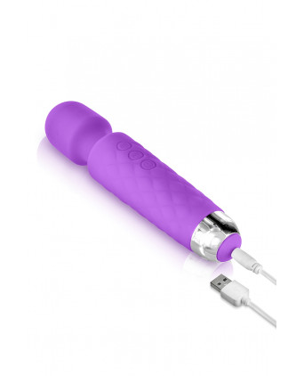 Vibro Love Wand rechargeable violet - Yoba - Vibromasseurs Wand