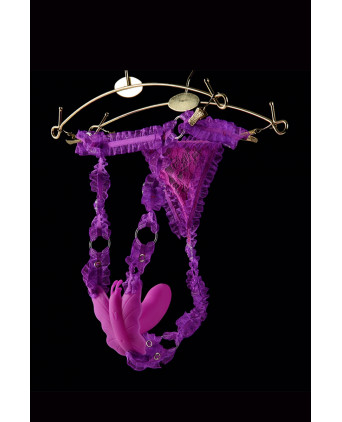 Stimulateur papillon connecté Lydia - violet