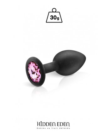 Plug bijou silicone noir S 30gr - Hidden Eden - Plugs, anus pickets