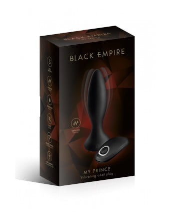 Plug anal vibrant télécommandé - Black Empire