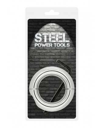 Ballstretcher acier ( L - XL) - Steel Power Tools - Anneaux péniens