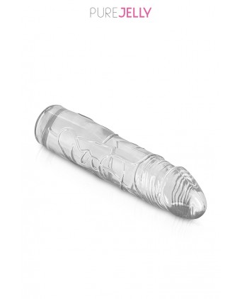Godemichet droit cristal 17,2 cm - Pure Jelly - Godes réalistes