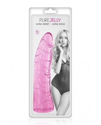 Gode courbe rose 18,5 cm - Pure Jelly - Godes réalistes