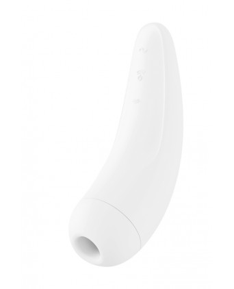 Stimulateur connecté Curvy 2+ blanc - Satisfyer - Stimulateurs clitoris