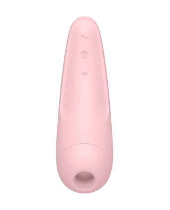 Stimulateur connecté Curvy 2+ rose - Satisfyer - Stimulateurs clitoris